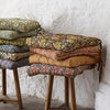 Stripe Seat Pad - Almond