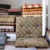 Stripe Seat Pad - Almond