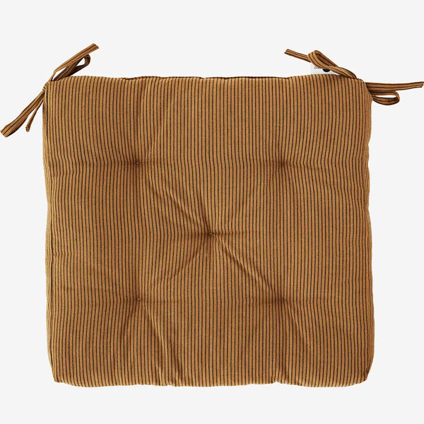 Stripe Seat Pad - Almond