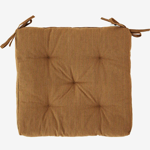 Stripe Seat Pad - Almond