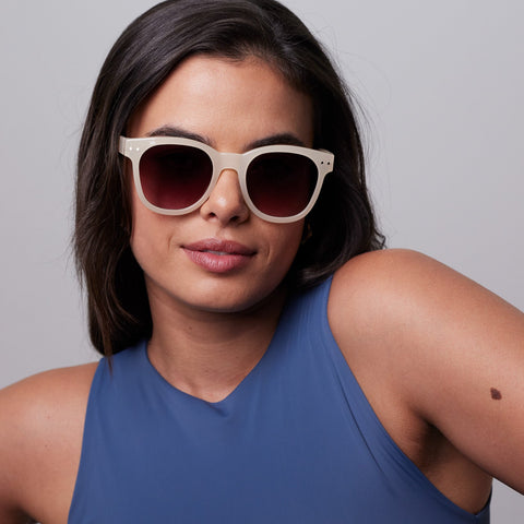 Izipizi Sunglasses - Style N - Vintage Cream