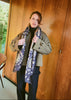 Susani Charcoal Wool Scarf - One Hundred Stars