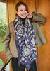 Susani Charcoal Wool Scarf - One Hundred Stars