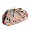 Large Kiss Lock Clutch Bag - Susani Pink - One Hundred Stars