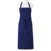 French Professional Apron - Cotton Linen - Bright Blue