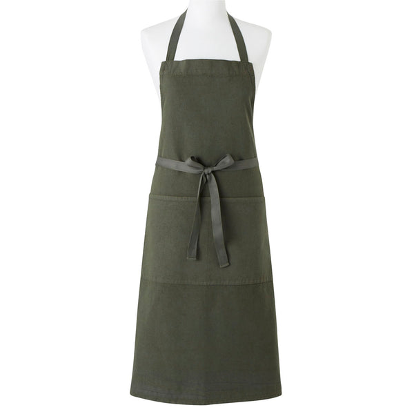 French Professional Apron - Cotton Linen - Ivy Green Floristry
