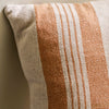 Terracotta Multi-Stripe Cushion