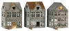 Antique Zinc and Brass Tealight Houses - Small