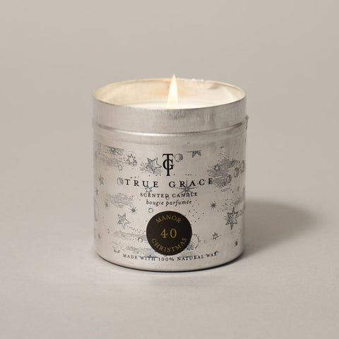 True Grace Scented Candle - Manor Christmas Tin