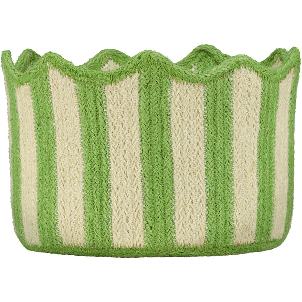 Tulip Basket - Braided Rug Company - Jade
