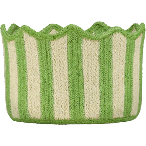 Tulip Basket - Braided Rug Company - Jade
