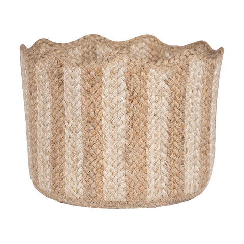Tulip Basket - Braided Rug Company - Natural