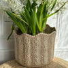 Tulip Basket - Braided Rug Company - Natural