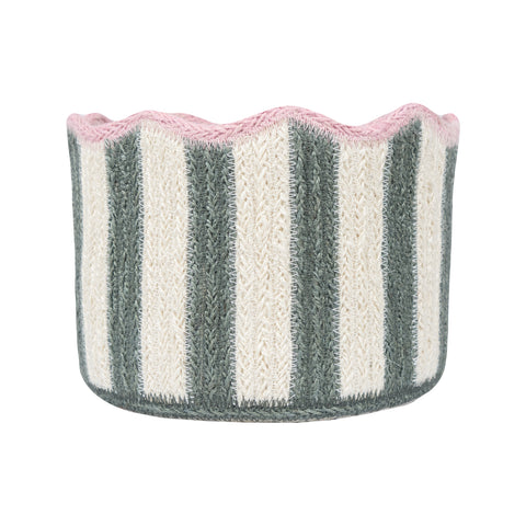 Tulip Basket - Braided Rug Company - Fig