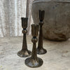 Tulip Iron Candle Holder - Old Gold - Three Sizes