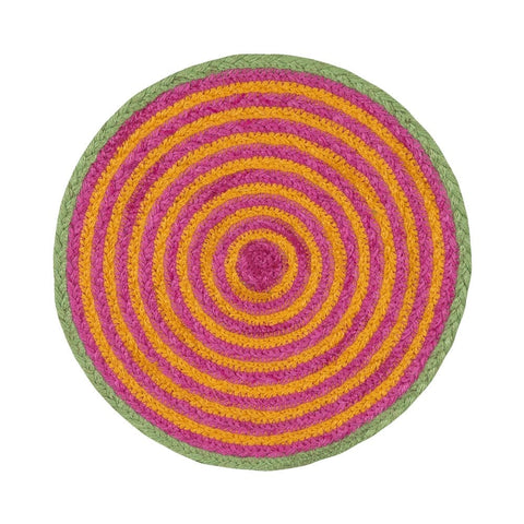 Tutti Frutti Tulip Placemats - Set of Six in Basket