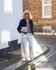 Tyla Jacket - Navy - Chalk