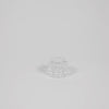 Simple Ribbed Glass Candle Holder - Three Sizes﻿