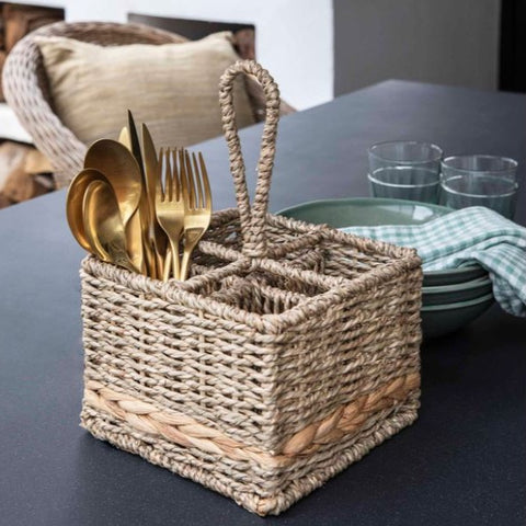 Seagrass Cutlery Basket