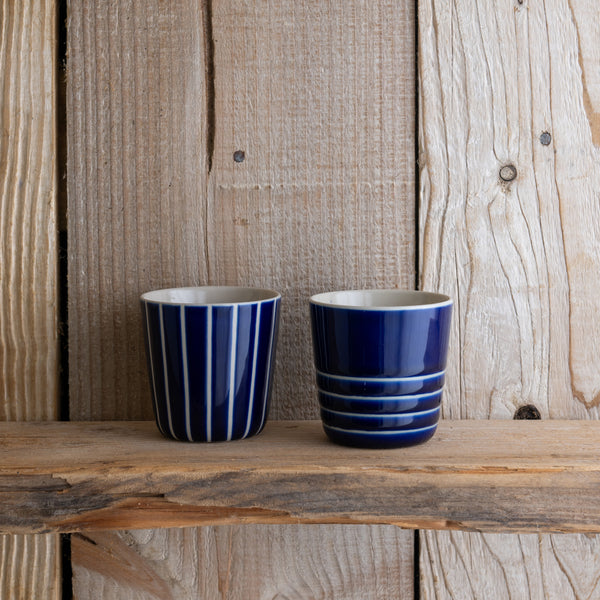 Vervain Beaker - Indigo Blue - Small - Set of Two - Kindred Mugs