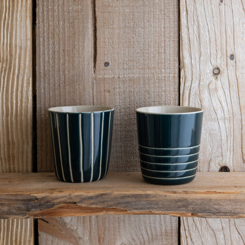 Vervain Beaker - Large - Sea Green - Set of Two - Kindred Mugs