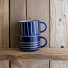 Vervain Mug - Large - Indigo Blue - Set of Two - Kindred Mugs
