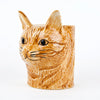 Vincent Cat Pencil Pot by Quail Ceramics