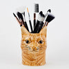 Vincent Cat Pencil Pot by Quail Ceramics