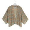 Vintage Tiles Blue Kimono - One Hundred Stars