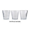 assorted glasses set of six vintage appeal