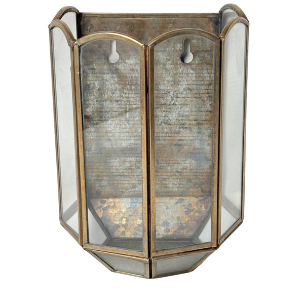 Vintage Brass Curio Lantern