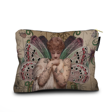 Voglio Bene Velvet Kit Pouch - Angel