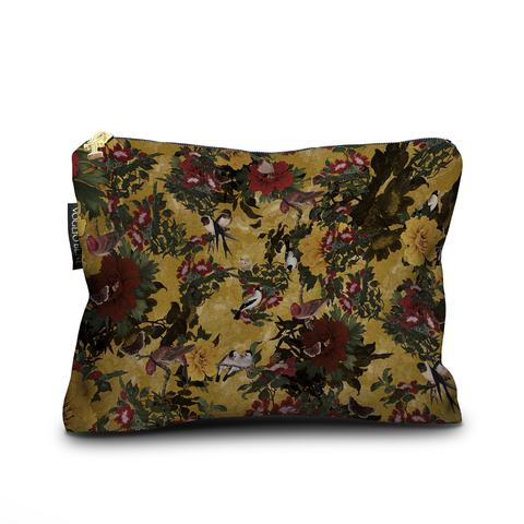 Voglio Bene Velvet Kit Pouch - The Birds
