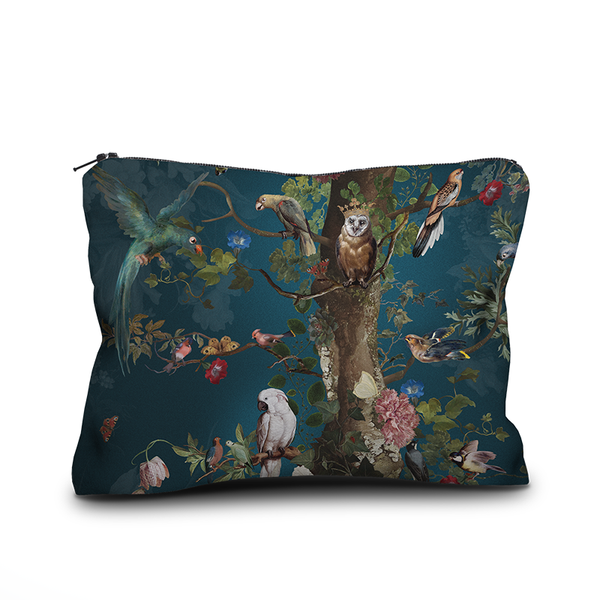 Voglio Bene Velvet Kit Pouch - Tree of Life