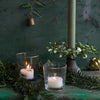 Etched Glass Tealight Holder