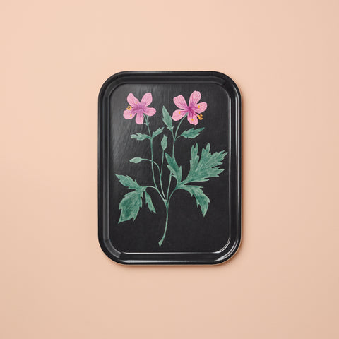 Wanderlust Birch Tray - Geranium - Small Rectangular