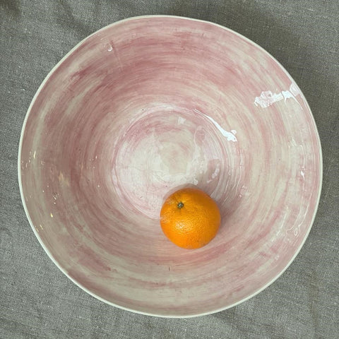 Wonki Ware Salad Bowl - Large - Pink Wash