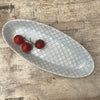 Wonki Ware Bamboo Platter - Medium - Duck Egg Lace