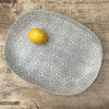 Wonki Ware Large Meat Platter - Duck Egg Lace