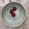 Wonki Ware Medium Spaghetti Bowl - Dark Green Lace