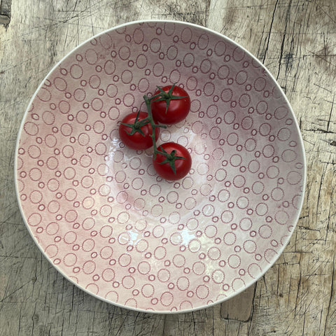 Wonki Ware Salad Bowl - Medium - Pink Lace