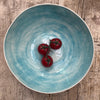 Wonki Ware Salad Bowl - Medium - Turquoise Wash