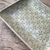 Wonki Ware Rectangular Utensil Dish - Spearmint Lace