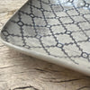 Wonki Ware Rectangular Utensil Dish - Warm Grey Lace