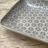 Wonki Ware Rectangular Utensil Dish - Warm Grey Lace