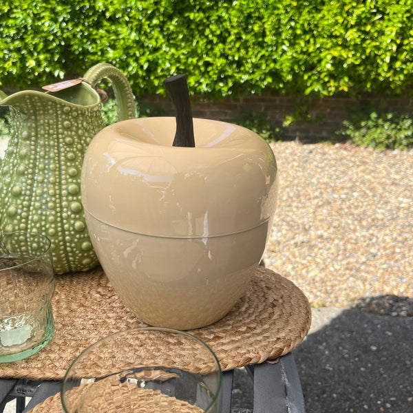 Apple Ice Bucket in Nude