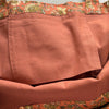 Linen and Cotton Tote Bag - Floral - Scorched Earth or Khaki