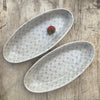 Wonki Ware Bamboo Platter - Small - Warm Grey Lace