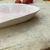 Wonki Ware Bamboo Platter - Medium - Pink Lace