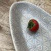 Wonki Ware Bamboo Platter - Small - Duck Egg Lace